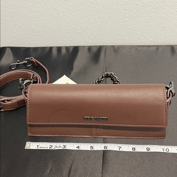 Steve Madden | Chocolate Brown Clutch/Shoulder/Crossbody Purse - Picture 12 of 15